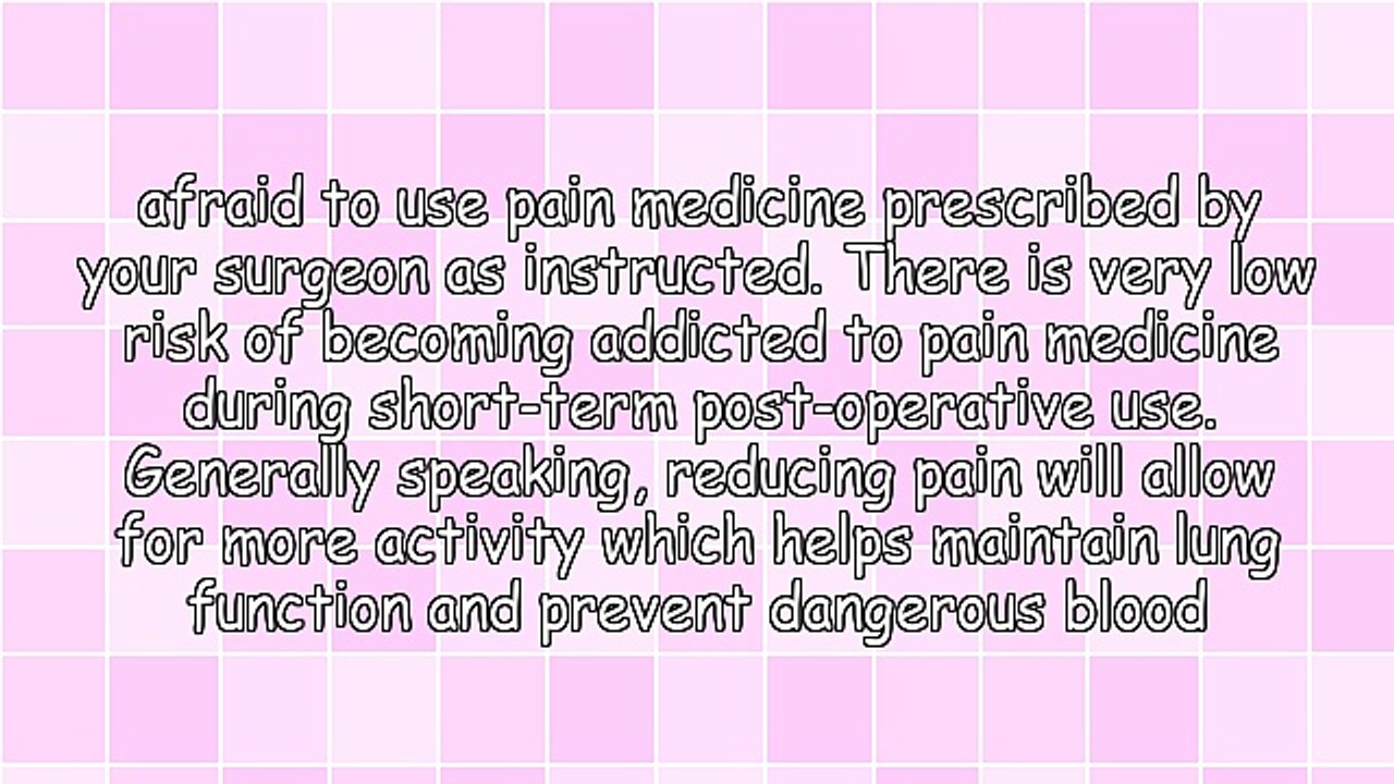 Advice for After Anesthesia