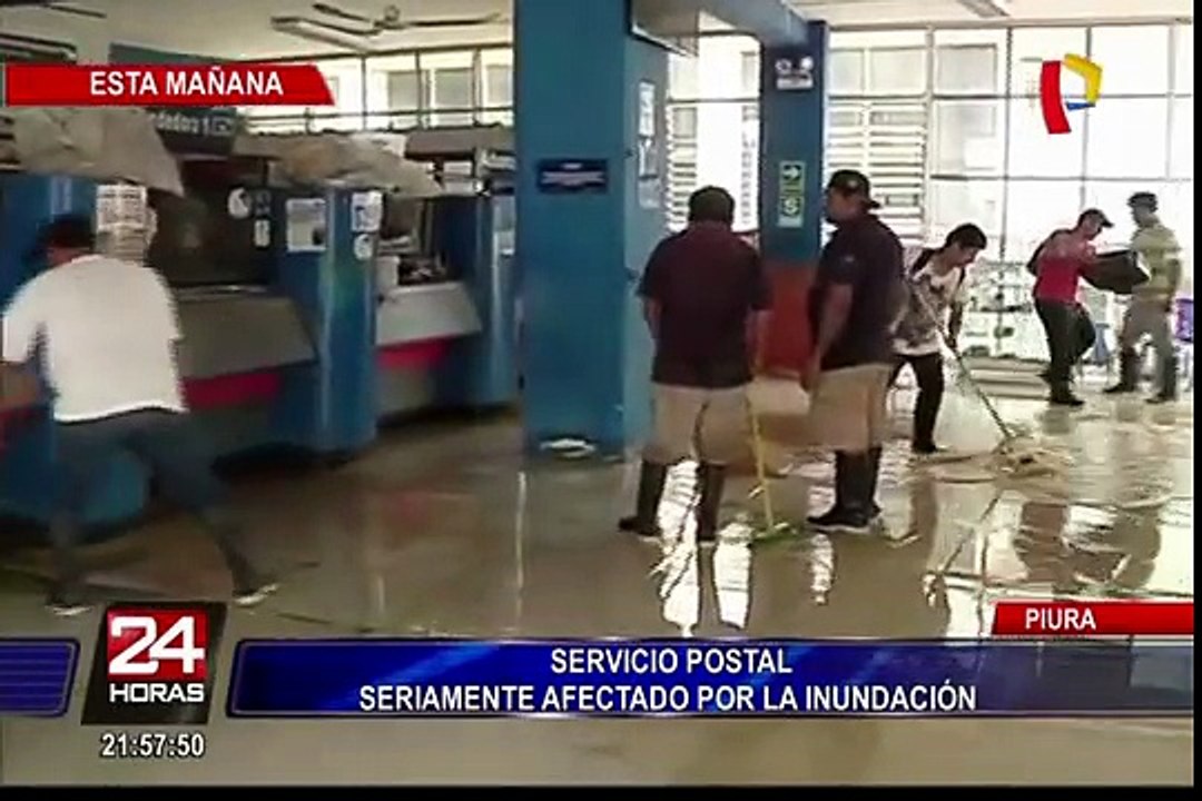 Instituciones públicas y privadas de Piura también resultaron anegadas