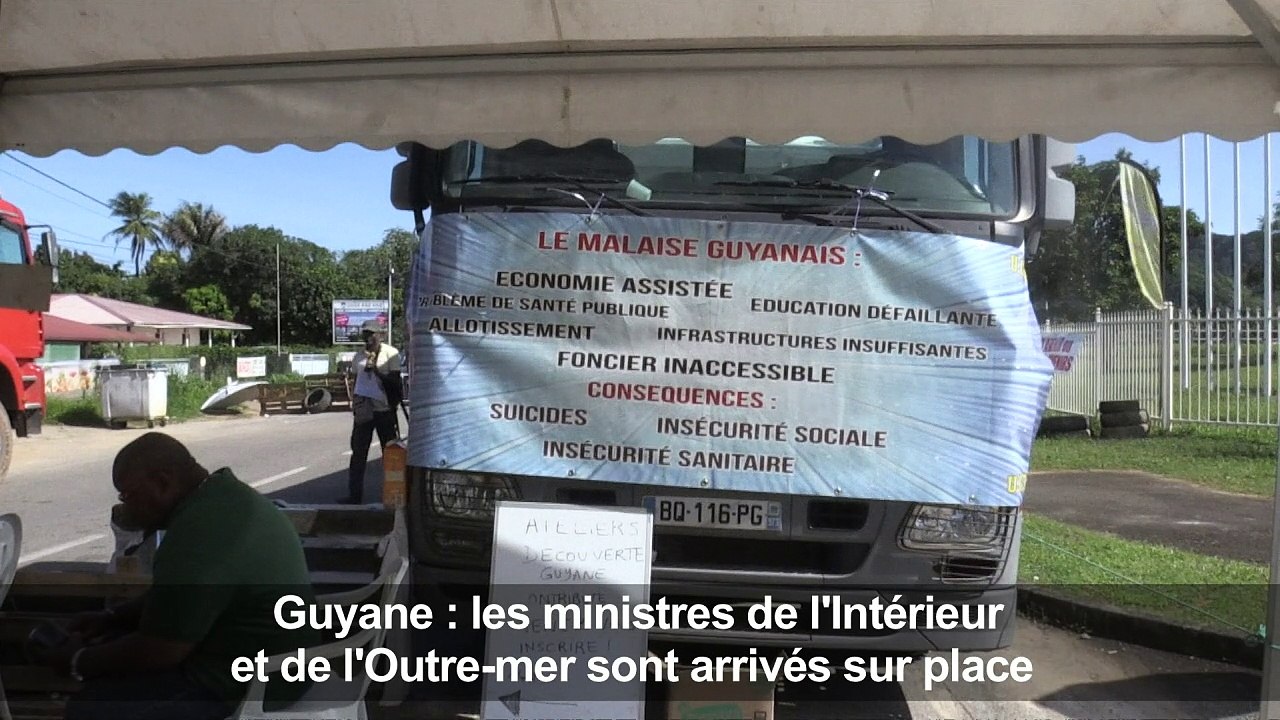 Guyane : les ministres dans un esprit de "compréhension"