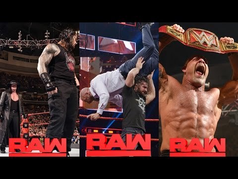 WWE Raw 28/3/2017.Brock Lesnar Vs Goldberg Fight Before - WWE Wrestlemania 33