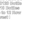 Modular Wine Rack Beechwood 40120 Bottle Capacity 10 Bottles Across up to 12 Rows Newest