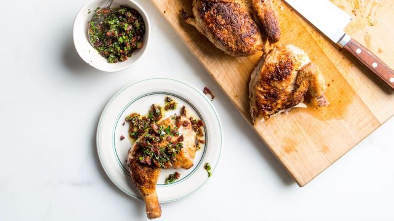 Garlicky, Herby Chicken