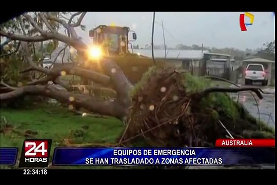Australia: ciclón Debbie deja a su paso varias casas destruidas