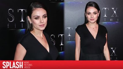 Mila Kunis pour la première fois sur le tapis rouge depuis son accouchement