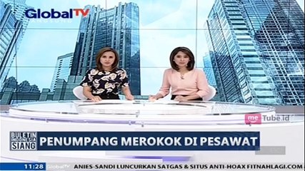 Merokok di Toilet Pesawat, Penumpang Ditangkap