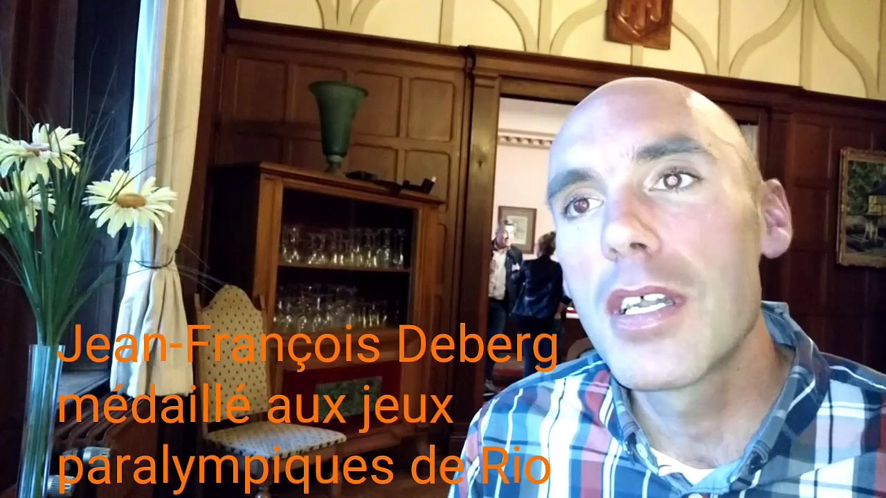 Jean-François Deberg, lauréat en catégorie sport et médaillé aux jeux paralympiques de Rio   ues