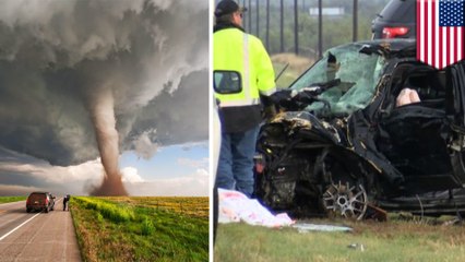 Weather Channel hosts die in car crash while livestreaming twister