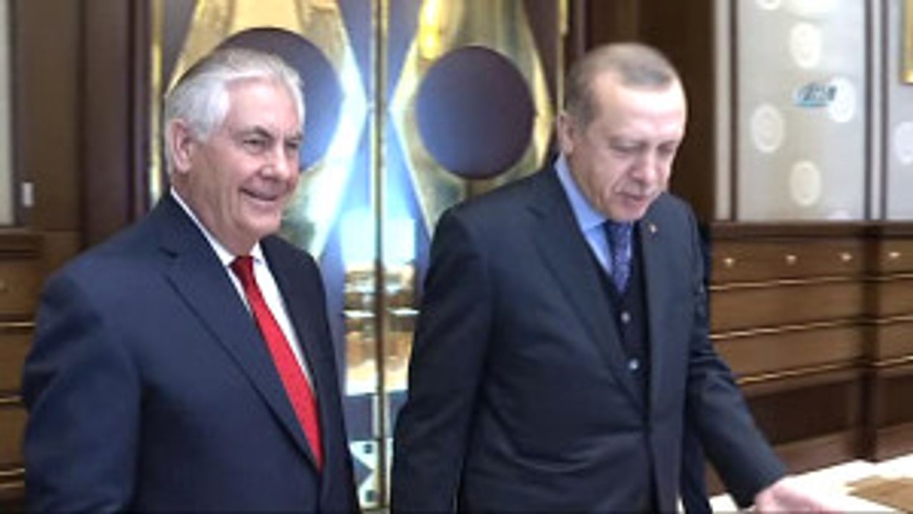 Cumhurbaşkanı Erdoğan, ABD Dışişleri Bakanını Kabul Etti