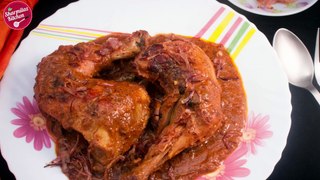 Chicken Roast Without Oven - Bangladeshi Wedding Style Chicken Ghee Roast - Sharmilazkitchen