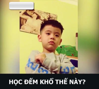 Đếm được từ 1 đến 10 bố mới cho ăn cơm, cho sang bà. Cơ mà đếm kiểu này bao giờ mới được ăn