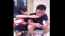 Funny Chinese videos - Prank chinese 2017 can't stop laugh  #12-nBwrfZxv5a0