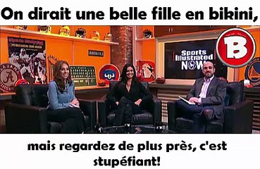 On dirait une belle fille en bikini, mais regardez de plus près, c'est stupéfiant!