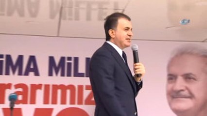 Bakan Ömer Çelik Aladağ'da Vatandaşlara Seslendi