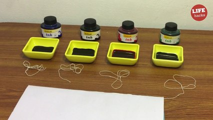 Simple Life Hacks Drawing Art Work with Ink