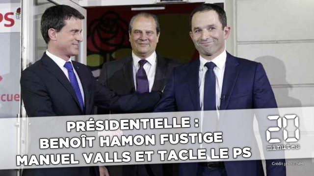 Présidentielle : Benoît Hamon fustige Manuel Valls et tacle le PS