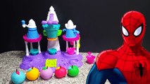 Numbers for Preschoolers Play anccccd Learn Spiderman Play Doh Ice Cream Molds to Learn Colors
