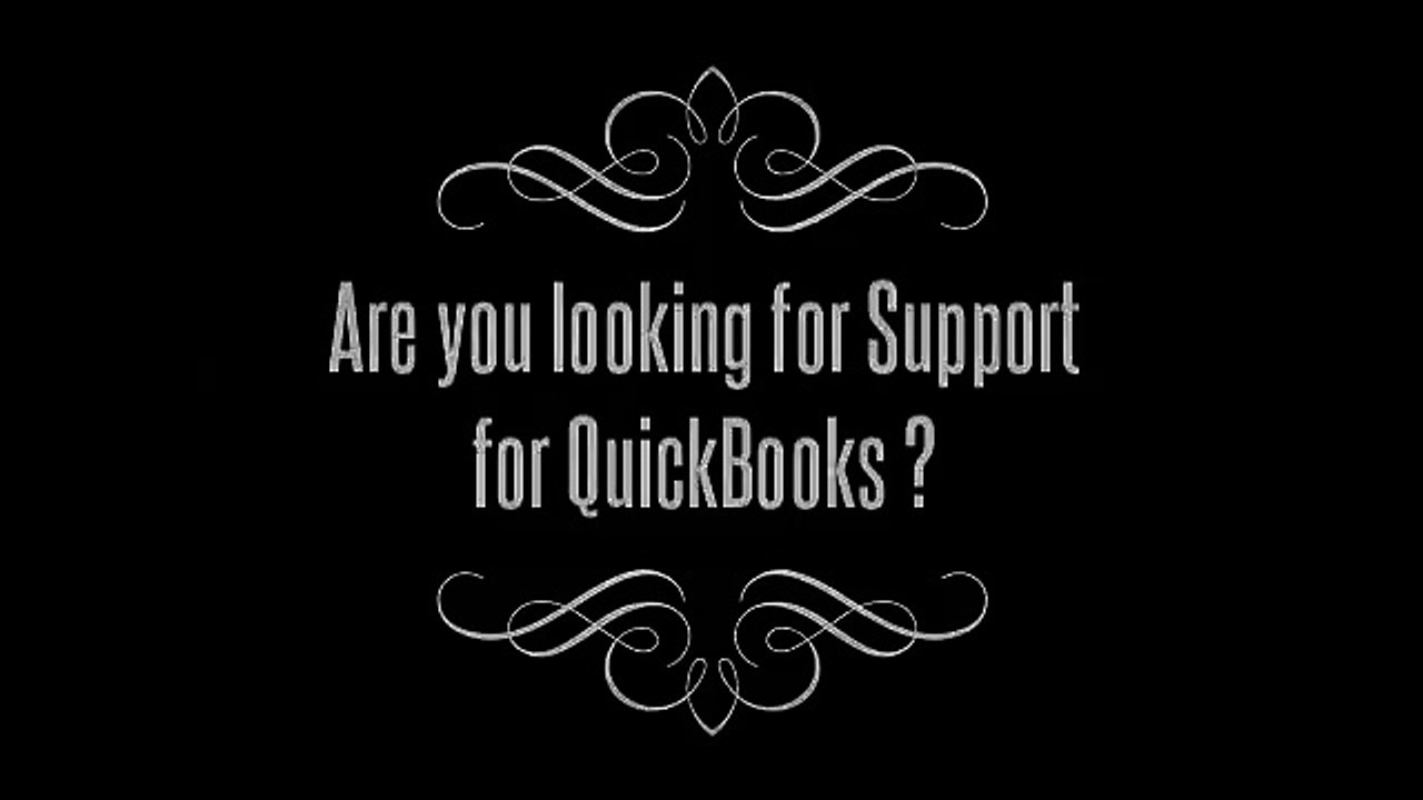 Support For QuickBooks - +1 888-203-4336