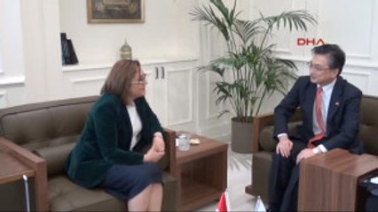 Gaziantep Japon Büyükelçi Oka, Fatma Şahin'i Ziyaret Etti