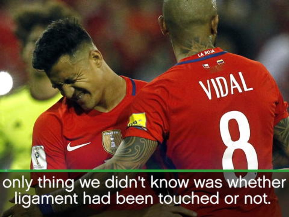 Wenger gives update on Sanchez's Chile injury