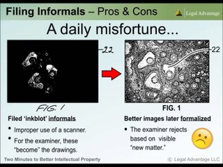 Filing Informal Drawings in a Patent Application