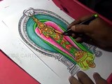 How to Draw Dussehra Navratri Goddess Bangaru Kamakshi Drawing Step by Step
