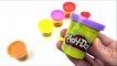 Learn colors _ th fruit and vegetable surprise play doh shapes