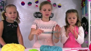 How to Make Yarn Pom Pom Cupcakes _ Kids Craft by Three Sistdad