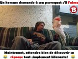Un homme demande à son perroquet s'il l'aime