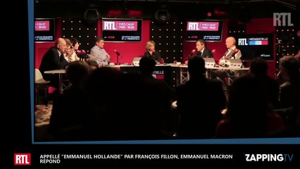 Emmanuel Macron : sa réponse piquante à François Fillon après "Emmanuel Hollande"