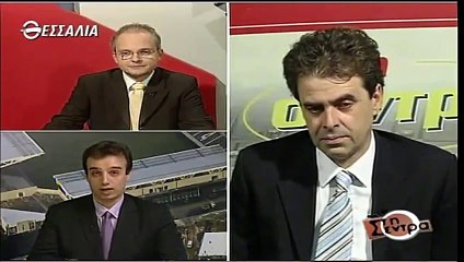 H απόλυση Παναγόπουλου( Στη σέντρα-Tv thessalia 02-11-2014 -ΑΕΛ 2014-15)