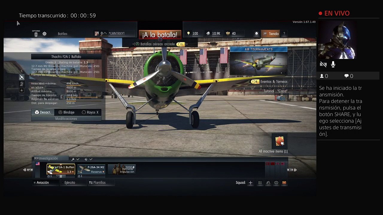 WAR THUNDER EN DIRECTO