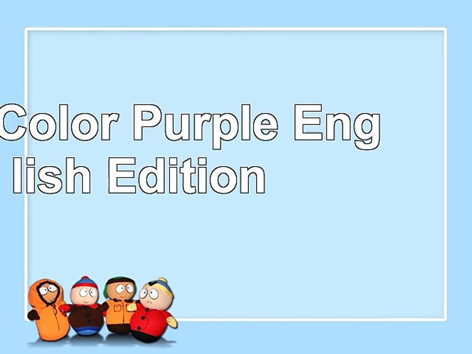 DOWNLOAD  The Color Purple English Edition ReadBook PDF