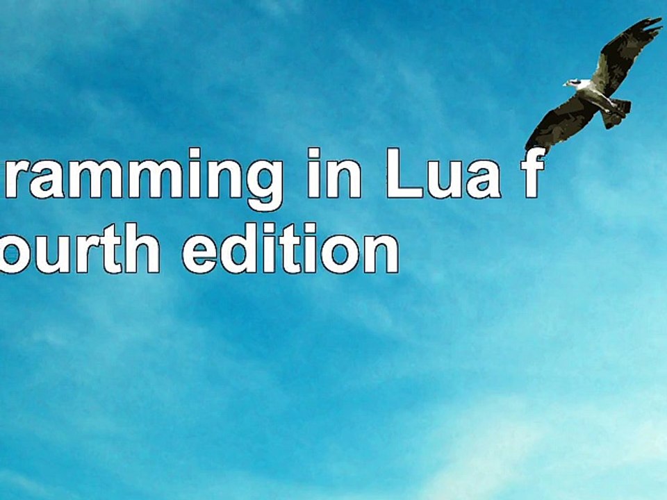 DOWNLOAD  Programming in Lua fourth edition ReadBook PDF
