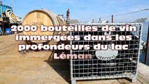 2000 bouteilles de vin en immersion dans les profondeurs du lac Léman
