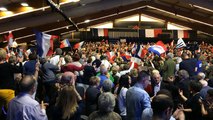 Fillon à Quimper. Arrivée de François Fillon