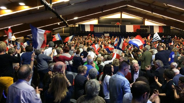 Fillon à Quimper. Arrivée de François Fillon