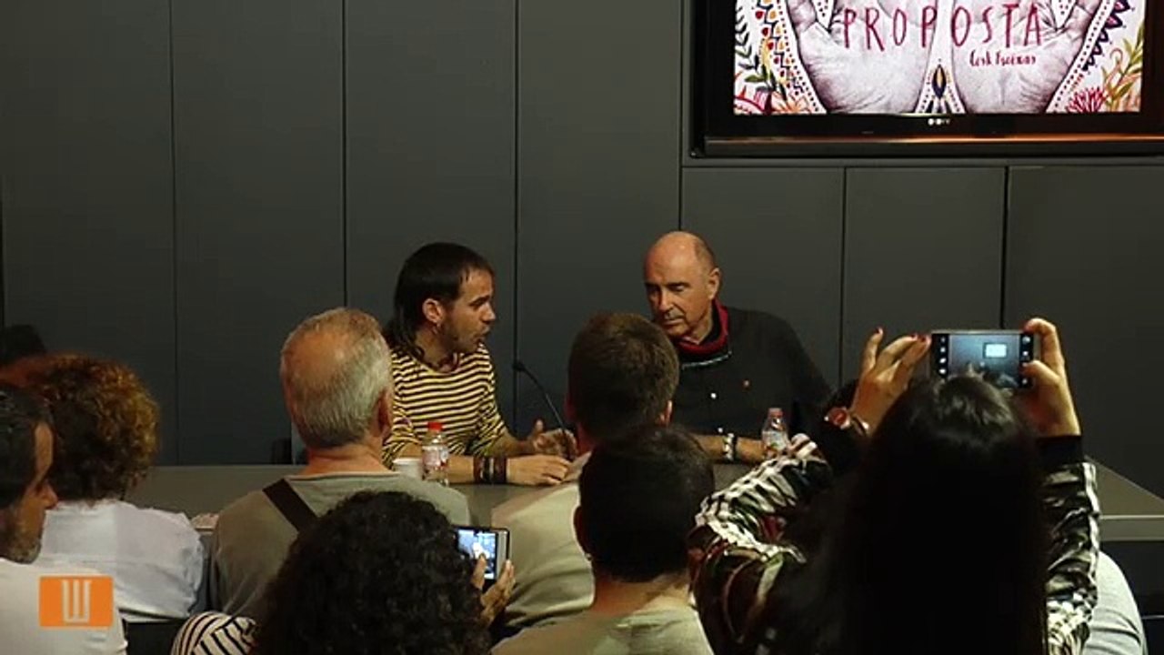 Cesk Freixas presenta amb Lluís Llach el seu nou disc a l’Espai VilaWeb