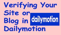 How to verfiy your website and add payment method in Daily Motion Account