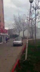 Digjet një kombibus në Prishtinë