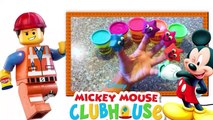 Mickey Mouey Finger Family Learn Shapes Play Doh Preschoo