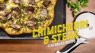 How to Make Chimichurri and Steak Flatbread Pizza