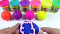 Learn ay Doh !! Play Doh Ice Cream Popsicle Peppa Pig Elephant Molds Fun