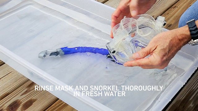 Scuba How To: Post Dive Mask & Snorkel Care