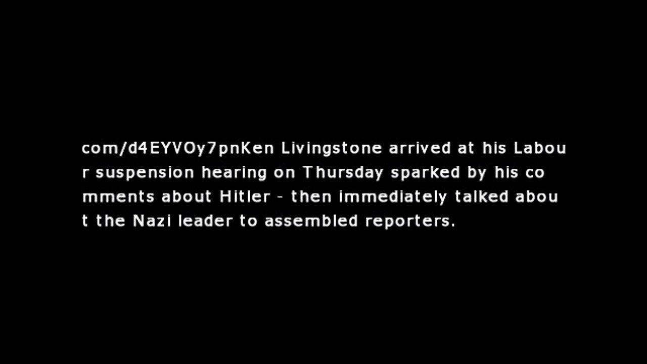 Ken Livingstone Arrives At Labour Suspension Hearing, Rants About Hitler 'Collaborating' With Jews