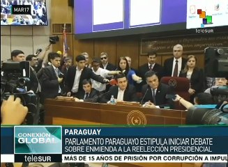 Discute parlamento paraguayo proyecto de ley que permitiría reelección