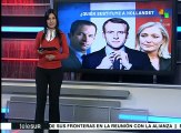 Francia: candidatos presidenciales debaten ante el empresariado
