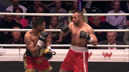 HD لقطات من أول نزال احترافي خاضه محمد ربيعي