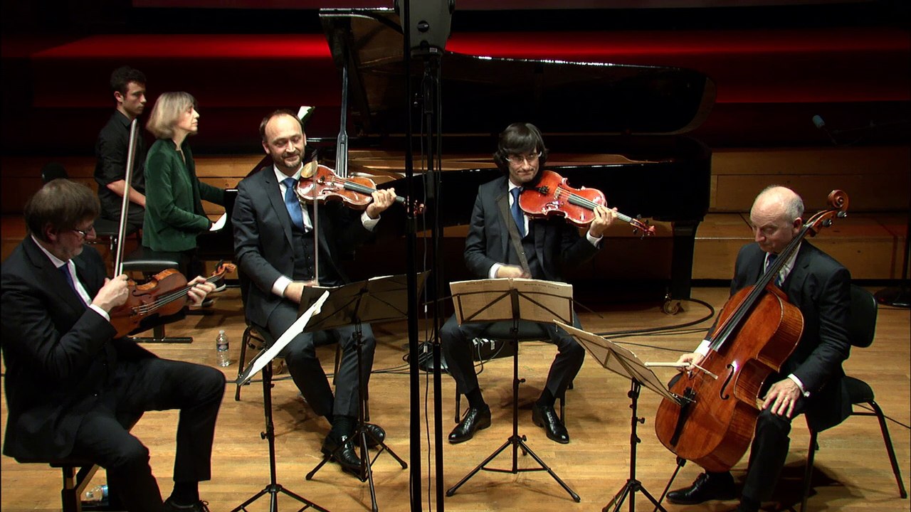 Chostakovitch : Quintette pour piano et cordes en sol mineur op. 57 par le Quatuor Danel et Claire Désert