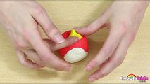 Make Play Doh Angry Birds with HooplaKidz How To  Crafts with