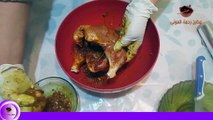 طريقة تحضير دجاجة في الفرن سهلة و ناجحة للمبتدئات من مطبخ رحمة العوني roti de poulet au four